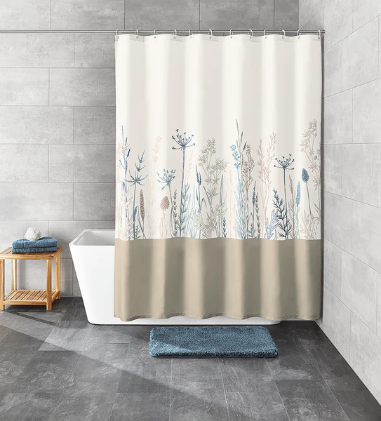 Duschvorhang Savannah - Polyester - Creme / Beige - Image 2