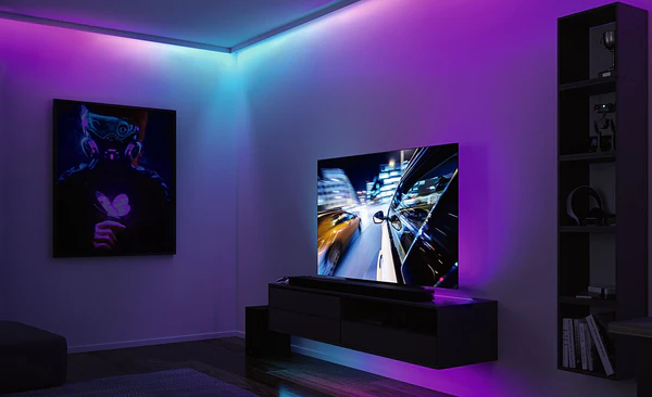 Dynamic LED-Strip Rainbow 5m - Aluminium / Polycarbonat - Schwarz - Image 2