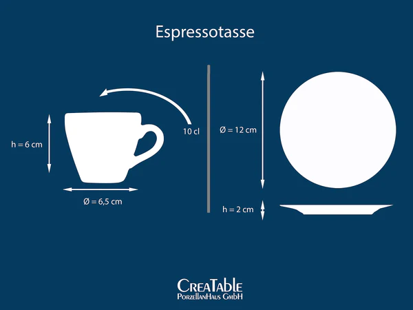 Espressoset Nature Green Life 8-teilig - Grün - Porzellan - Image 2