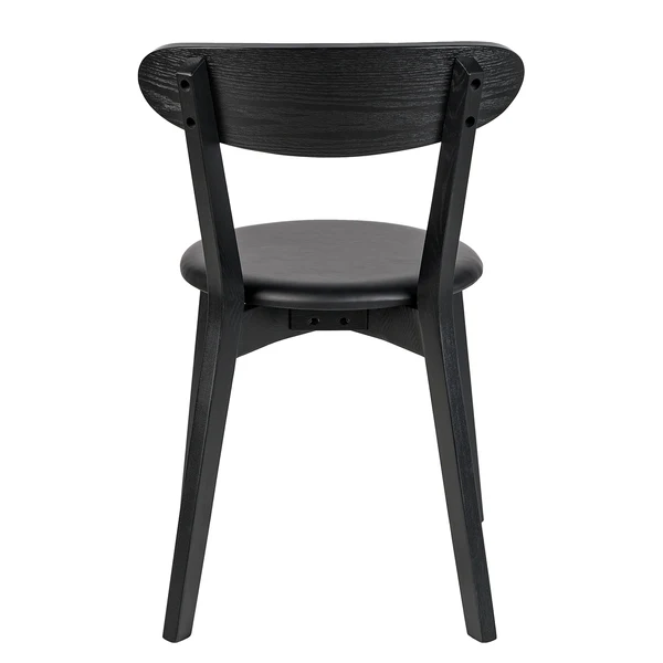 Esszimmerstuhl Bogmoor (2er-Set) - Kunstleder / Esche massiv - Schwarz - Image 11