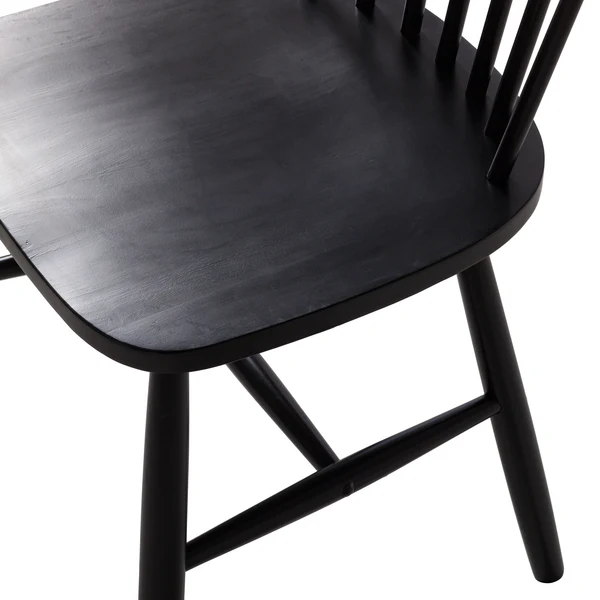 Esszimmerstuhl Jalenas (2er-Set) - Birke massiv - Schwarz - Image 10