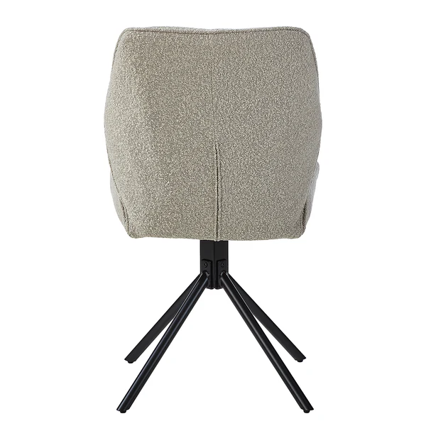 Esszimmerstuhl Mollvika 2er-Set - Grau - Bouclé - Buche - Eisen - 50 x 89 x 63 cm - Image 8