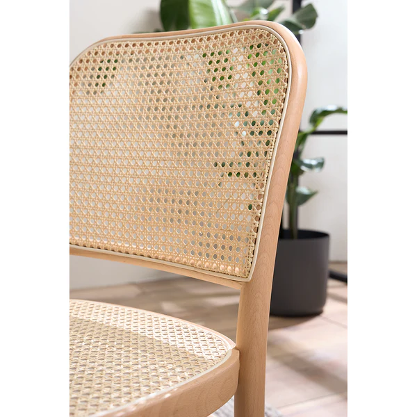 Esszimmerstuhl Sawl I (2er-Set) - Rattan / Buche massiv - Rattan / Buche - Image 9