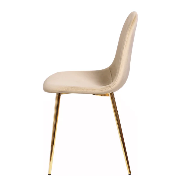 Esszimmerstuhl Yoyce II - Samt Tiru: Beige - 2er Set - Image 5