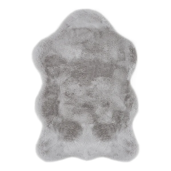 Fellteppich Cingoli - Polyester - Grau
