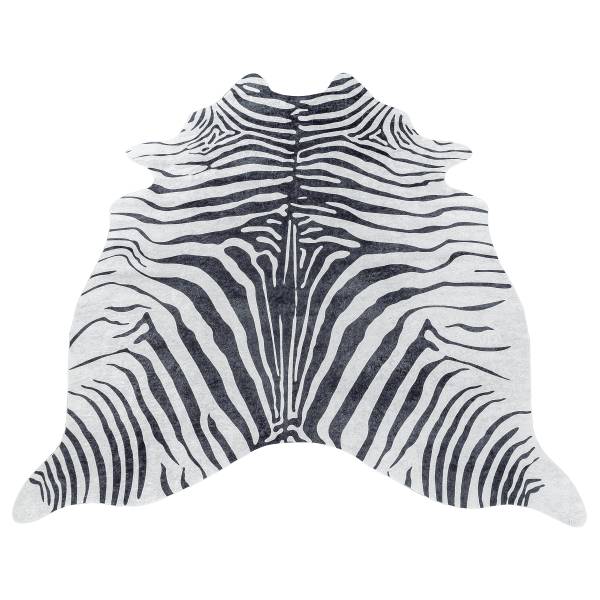 Fellteppich Etosha Typ A - Polyester - Schwarz - 100 x 135 cm - Image 3
