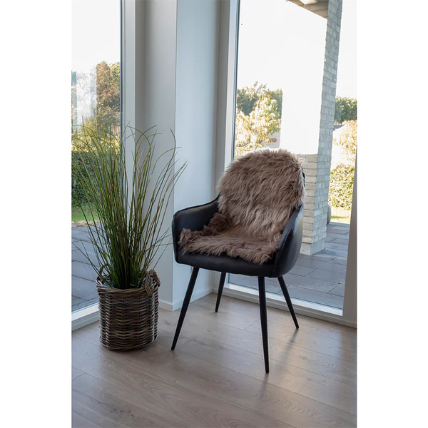 Fellteppich Lambskin Artificial I - Polyester - Hellbraun - Image 4
