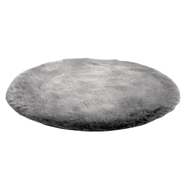 Fellteppich My Samba 495 - Polyacryl / Polyester - 80 x 80 cm - Silber - Silber - 80 x 80 cm - Image 3