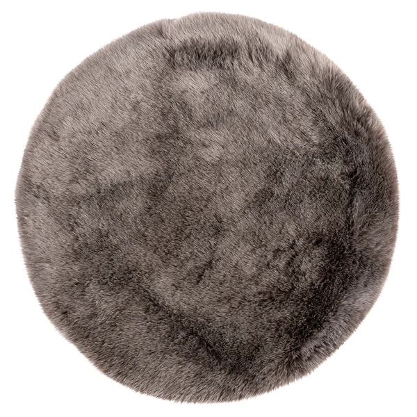 Fellteppich My Samba 495 - Polyacryl / Polyester - 80 x 80 cm - Taupe - Taupe - 80 x 80 cm