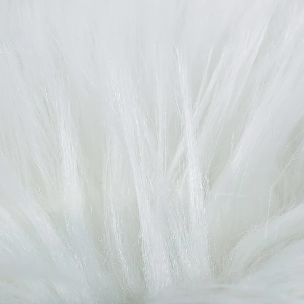 Fellteppich Ovium - Acryl / Polyester - Weiß - Image 6