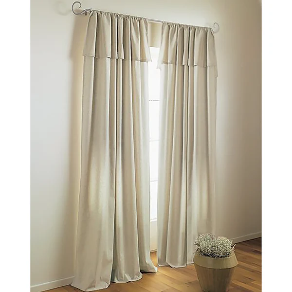 Fertiggardine Lene - Baumwolle - Braun - 140 x 225 cm - Image 2