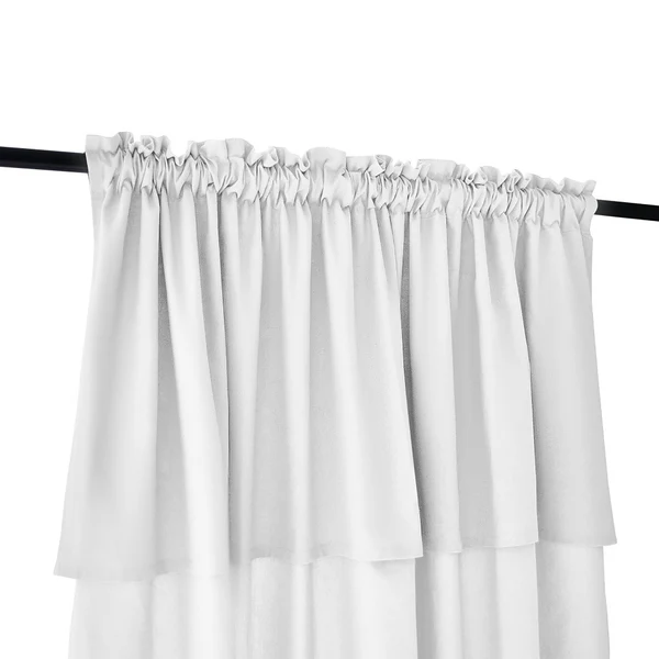 Fertiggardine Lene - Baumwolle - Weiß - 140 x 225 cm - Image 4
