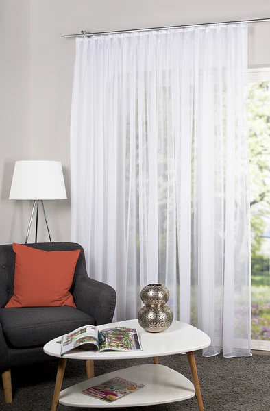 Fertiggardine Sablio - Polyester - Weiß - 600 x 245 cm - Image 2