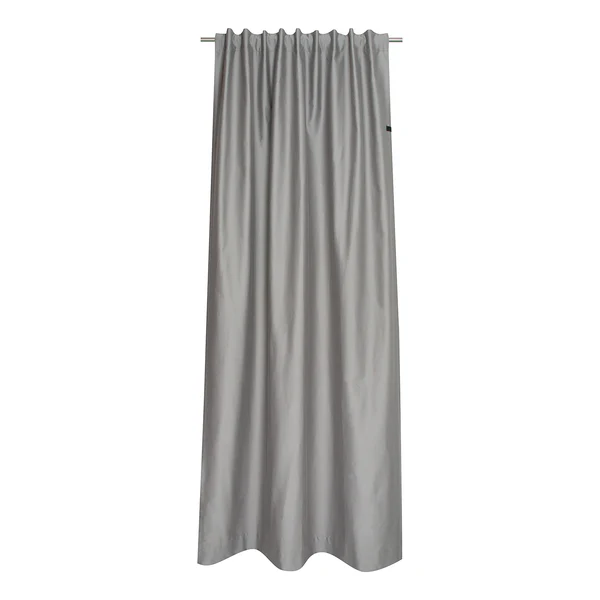 Fertiggardine Soft - Baumwolle / Polyester - Grau - 130 x 250 cm
