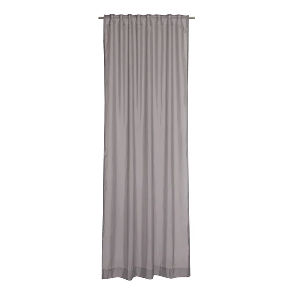 Fertiggardine Solid - Polyester - Grau