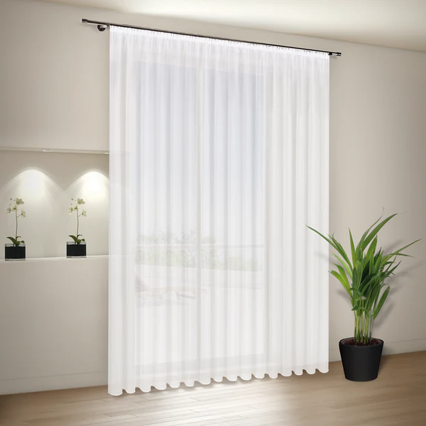 Fertigstore Herta - Polyester - Weiß - 300 x 245 cm - Image 2