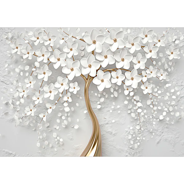 Fototapete Magic Magnolia - Vlies - Mehrfarbig - 400 x 280 cm