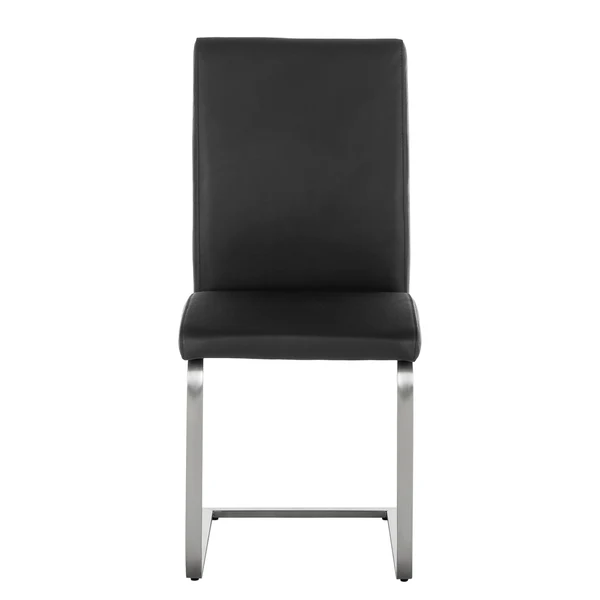 Freischwinger Augusta I (2er-Set) - Echtleder Aude: Schwarz - Ohne Armlehnen - Image 9