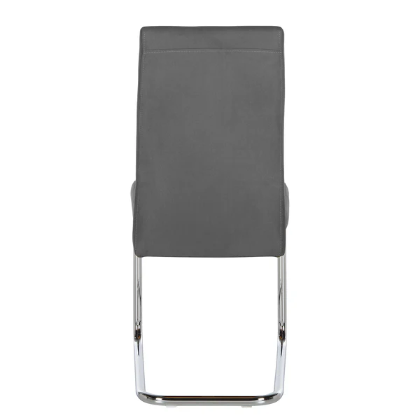 Freischwinger Claras - Webstoff - Grau - 2er Set - Image 5