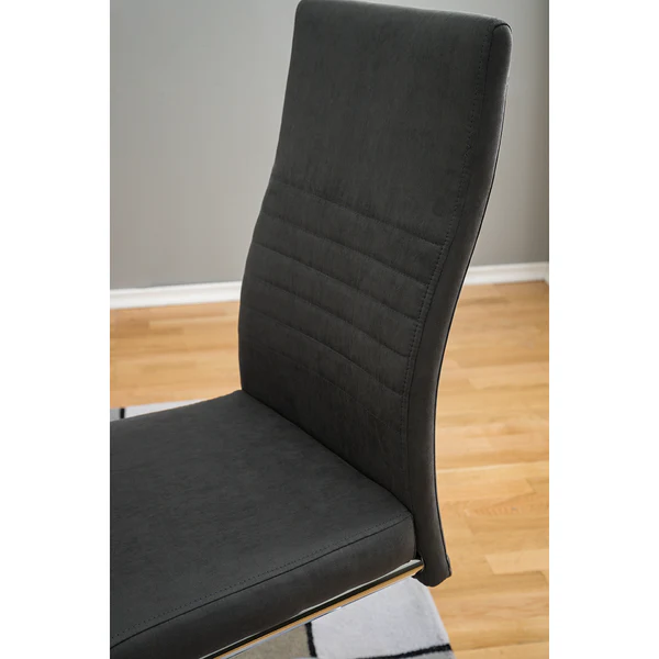 Freischwinger Claras - Webstoff - Grau - 2er Set - Image 8