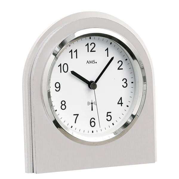 Funk-Uhr Lebu - Silber