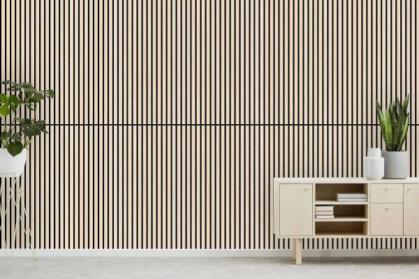 Furniertes Akustikpaneel Noio Typ A - Eiche Hell - 52 x 104 cm - Image 2