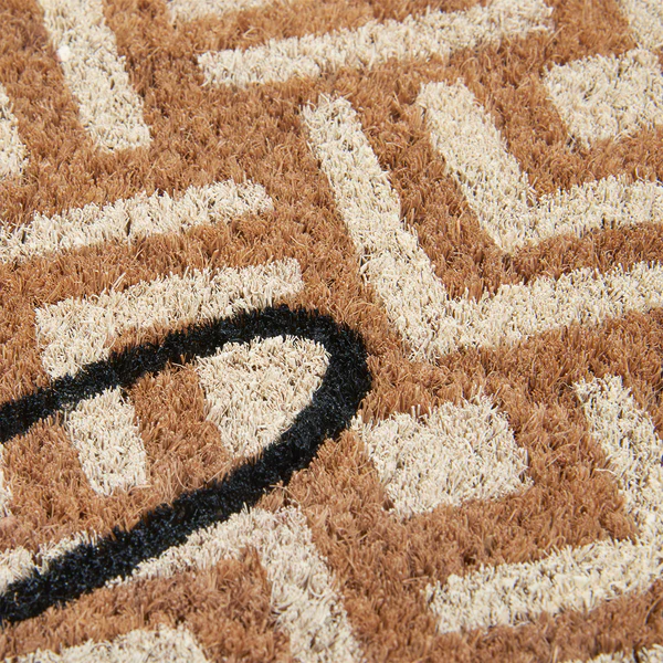 Fußmatte Kokos Geometric Hello - Kokos - Beige / Weiß - Image 3