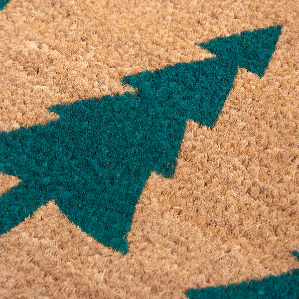 Fußmatte Kokos Green Pine Trees - Kokos - Beige / Grün - Image 3