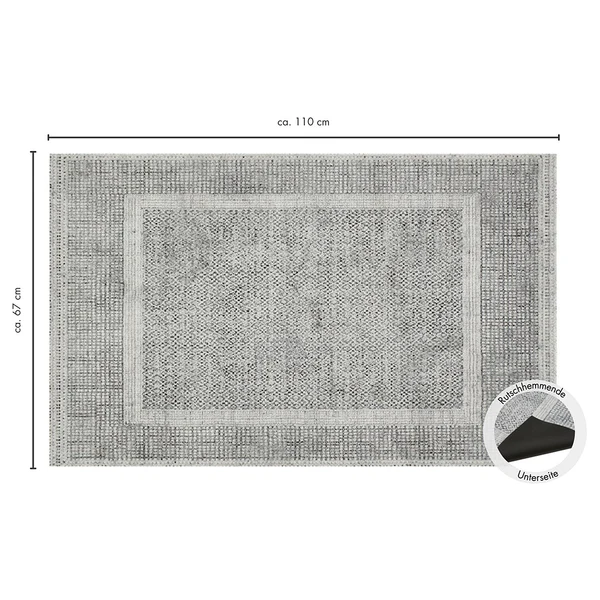 Fußmatte  Square - Polyamid - Silber - 67 x 110 cm - Image 9