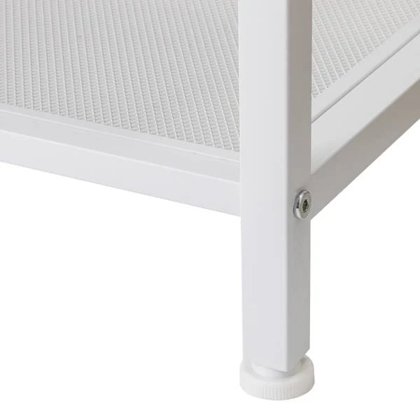 Garderobe Tarpey mit Spiegel - Metall - Weiß - Image 10