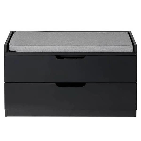 Garderobenbank Cholay - Schwarz - Image 4