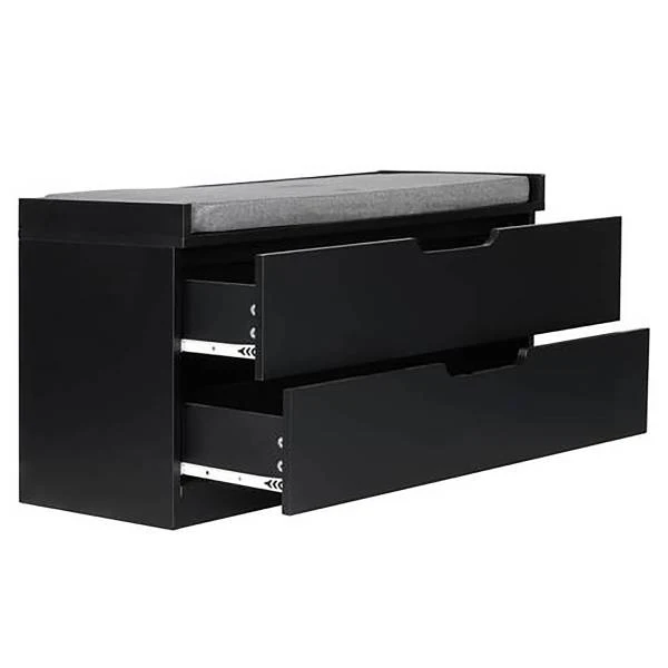 Garderobenbank Cholay - Schwarz - Image 7