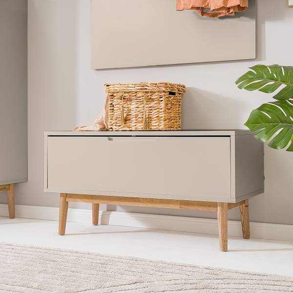 Garderobenbank LINDHOLM - Taupe - Image 2