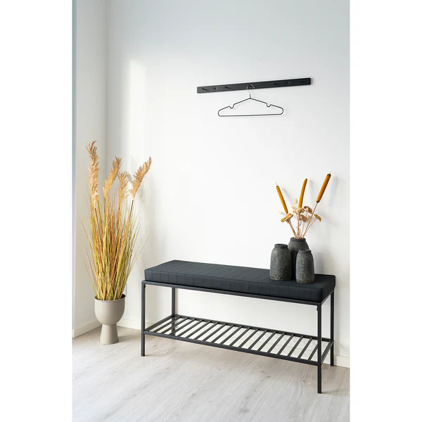 Garderobenleiste Arette - Metall - Schwarz - Image 2