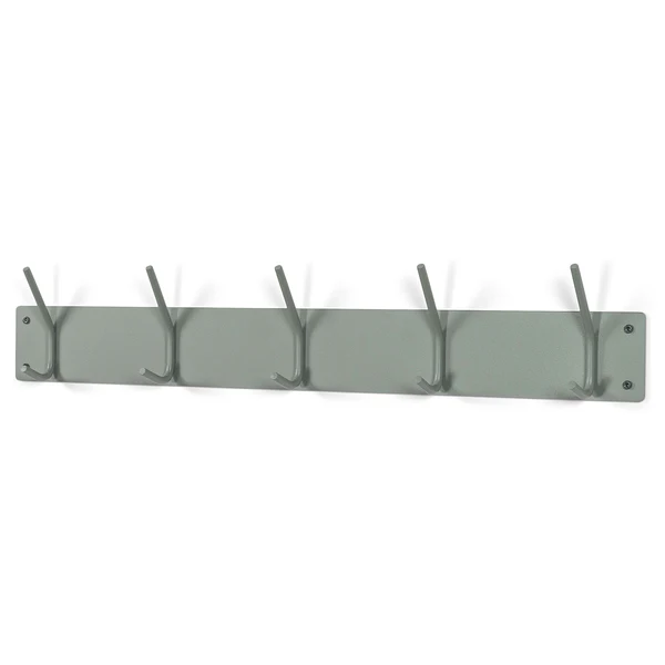 Garderobenleiste Fusion - Metall - Mintgrau - Breite: 70 cm