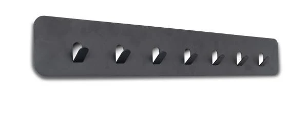 Garderobenleiste Targat - Metall - Anthrazit - Breite: 70 cm - Image 3