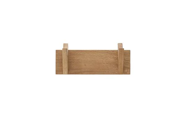 Garderobenleiste Woods Cross - Eiche massiv - Eiche - Breite: 30 cm - Image 5