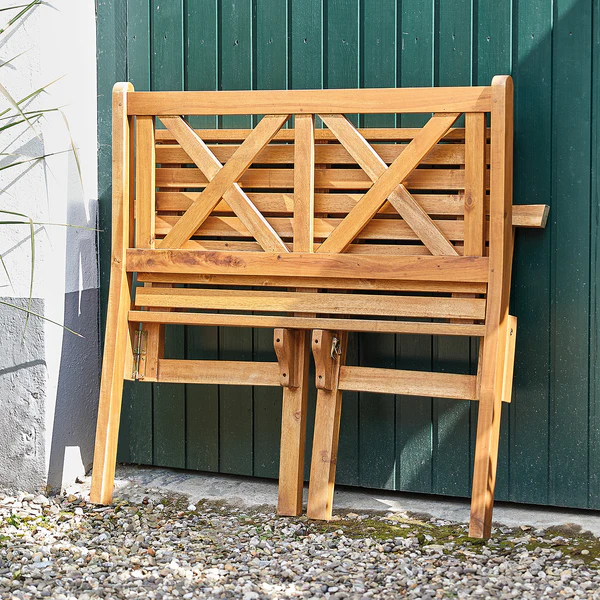 Gartenbank LOVEBIRD - Akazienholz - Braun - Image 3