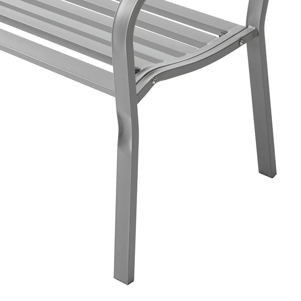 Gartenbank Sophy - Stahl - Silber - Image 9