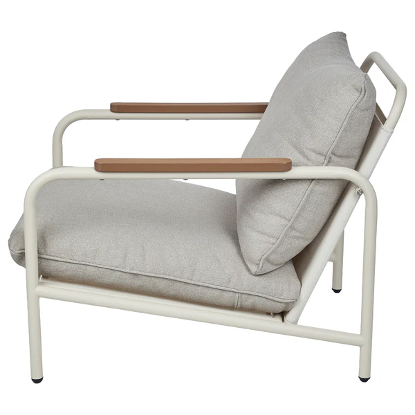 Gartensessel SOULGATE - Stahl - Beige - Beige - Image 5