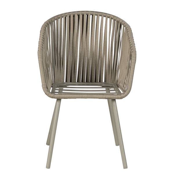 Gartenstuhl NOXI 2er-Set - Stahl / Polyester - Taupe - Image 14