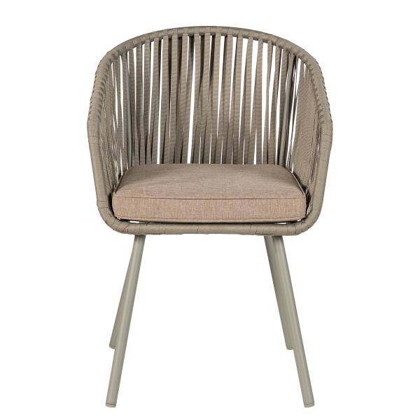 Gartenstuhl NOXI 2er-Set - Stahl / Polyester - Taupe - Image 15
