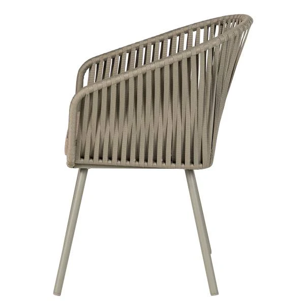 Gartenstuhl NOXI 2er-Set - Stahl / Polyester - Taupe - Image 16