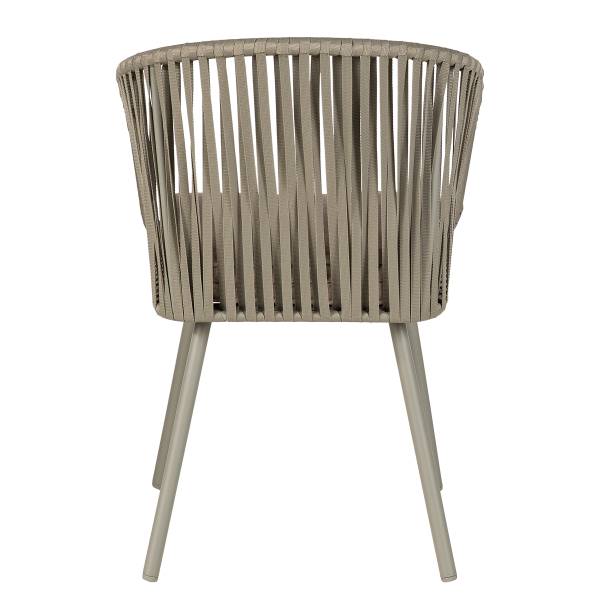 Gartenstuhl NOXI 2er-Set - Stahl / Polyester - Taupe - Image 17