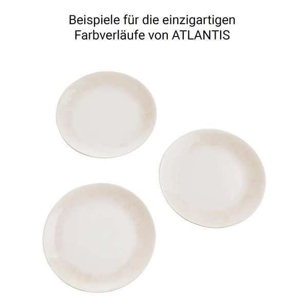Geschirr-Set ATLANTIS 12-teilig - Steinzeug - Beige - Image 20