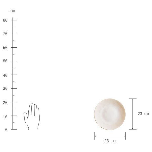 Geschirr-Set ATLANTIS 12-teilig - Steinzeug - Beige - Image 22