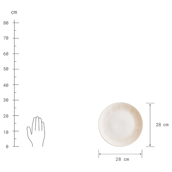 Geschirr-Set ATLANTIS 12-teilig - Steinzeug - Beige - Image 23