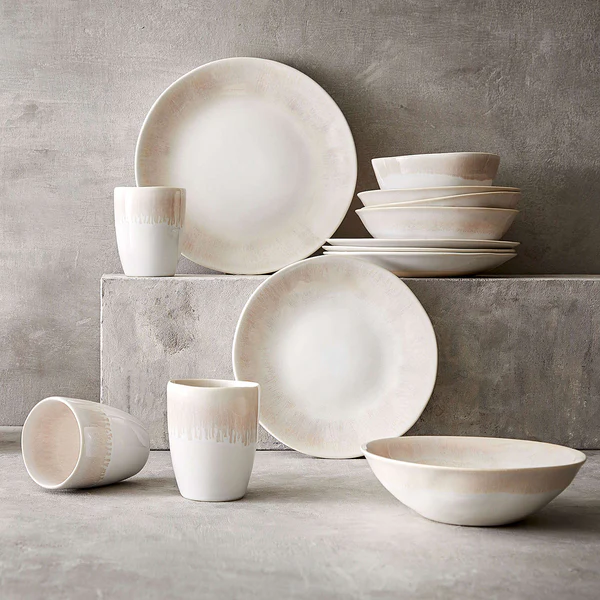 Geschirr-Set ATLANTIS 12-teilig - Steinzeug - Beige - Image 3