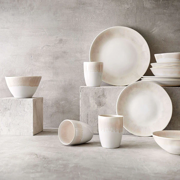 Geschirr-Set ATLANTIS 12-teilig - Steinzeug - Beige - Image 4