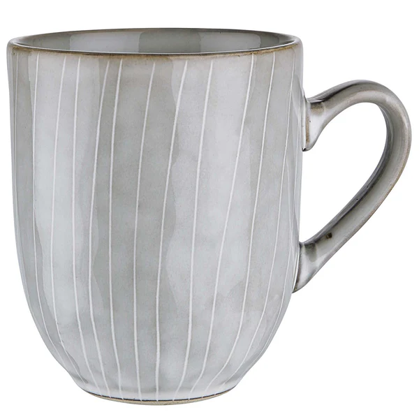 Geschirr-Set HENLEY 16-teilig - Steinzeug - Grau - Image 7